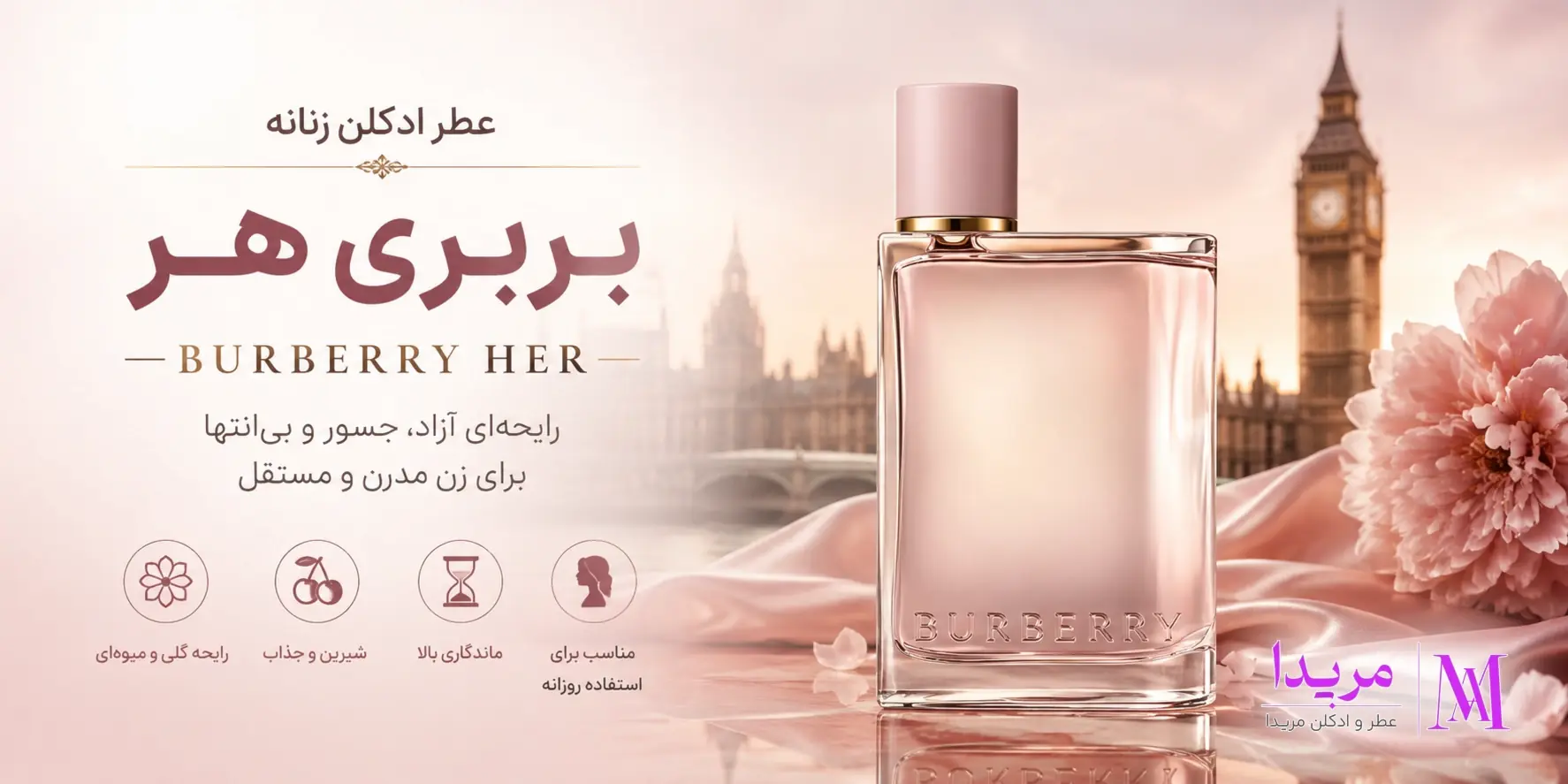 قیمت و خرید عطر ادکلن بربری هر