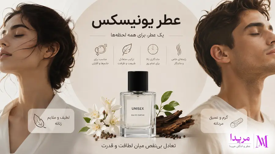 عطر Unisex چیست؟ معرفی بهترین عطرهای یونیسکس با ماندگاری بالا